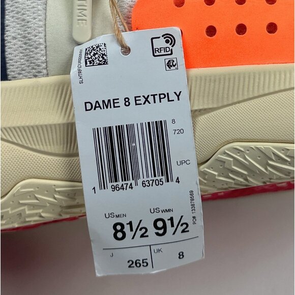 Adidas DAME EXTPLY Oakland Orbit Gray Mens 8.5 Basketball Shoes Sneakers IF1507 - Picture 11 of 11